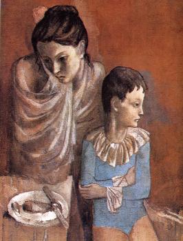 巴勃羅 畢加索 母親和孩子(Baladins)